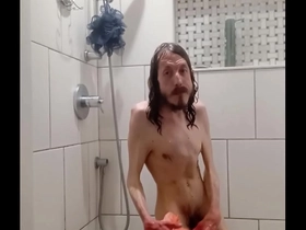 Taking a nice quick shower