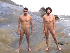 NAked guys at the Beach