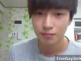 Fine Korean teen 18+ Masturbates With Big Goo Flow