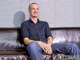 Naughty Tattooed Uk Amateur Kurt Jerking Off Cock And