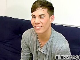 Cute British Twink Evan Jerking Off Until Cum Sprays Himself